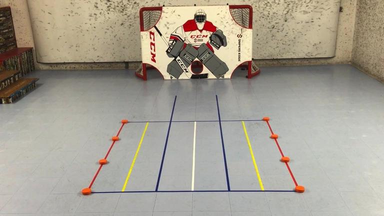 Toe Heel Dribble Easy Cup (Fwd) (Opposite Hand)