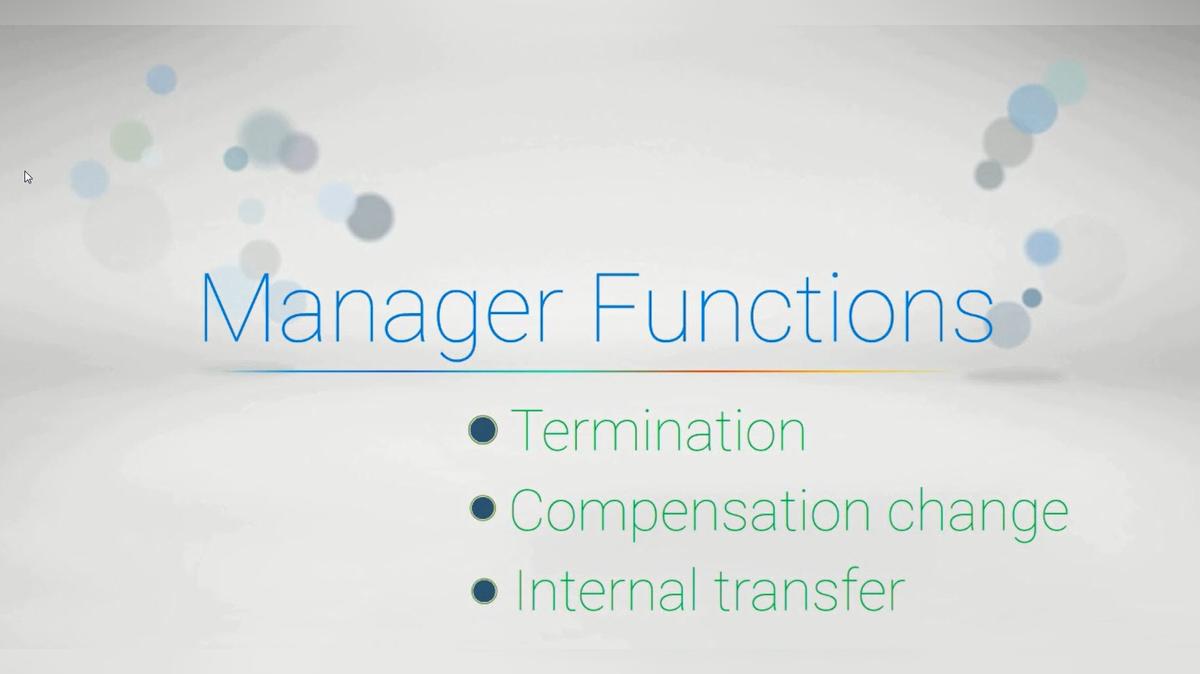 Termination/Compensation change/Internal transfer