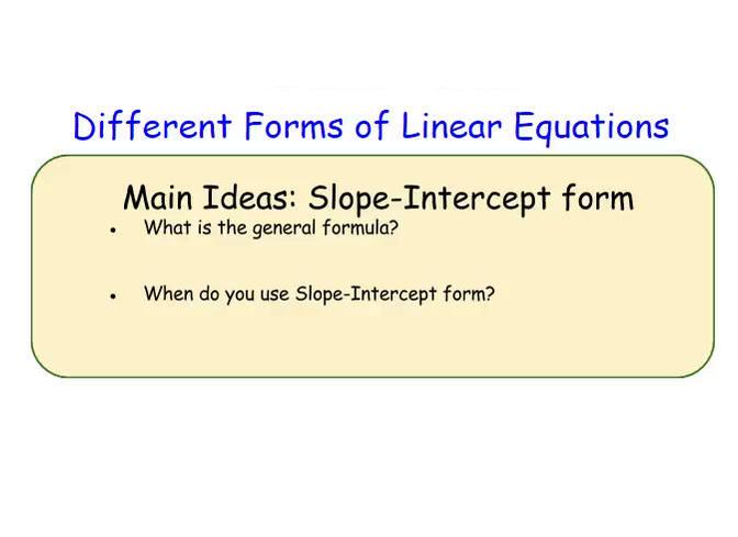 Forms of linear equations Part 1.mp4