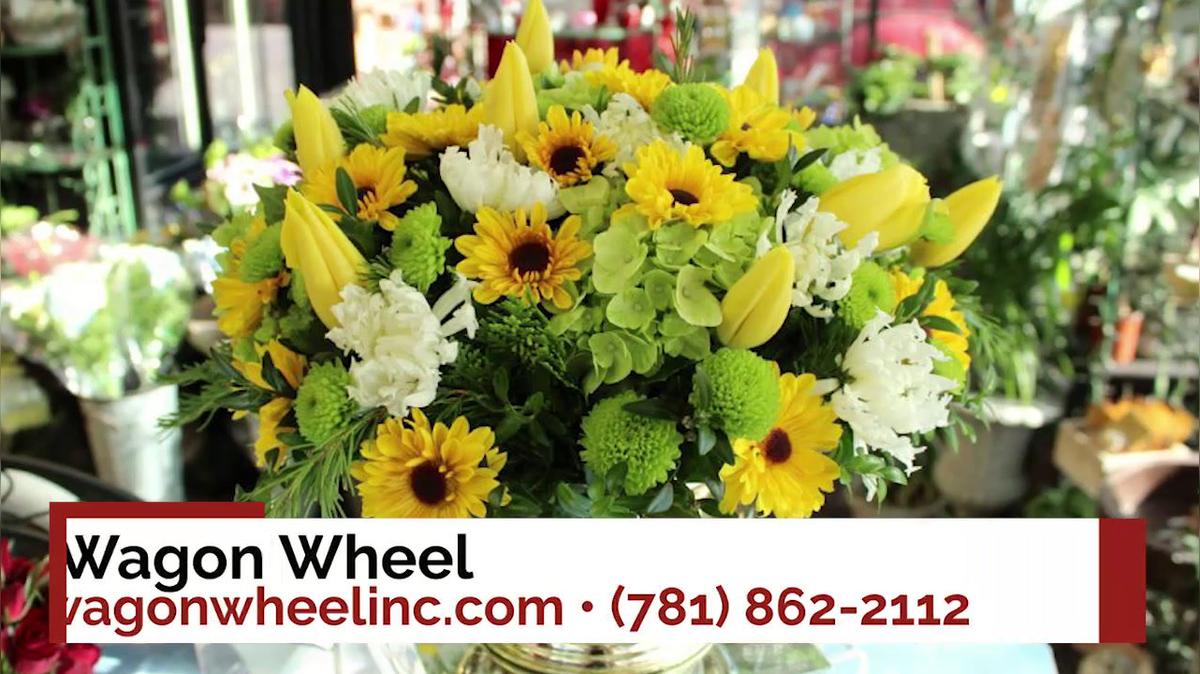 Farmstand in Lexington MA, Wagon Wheel