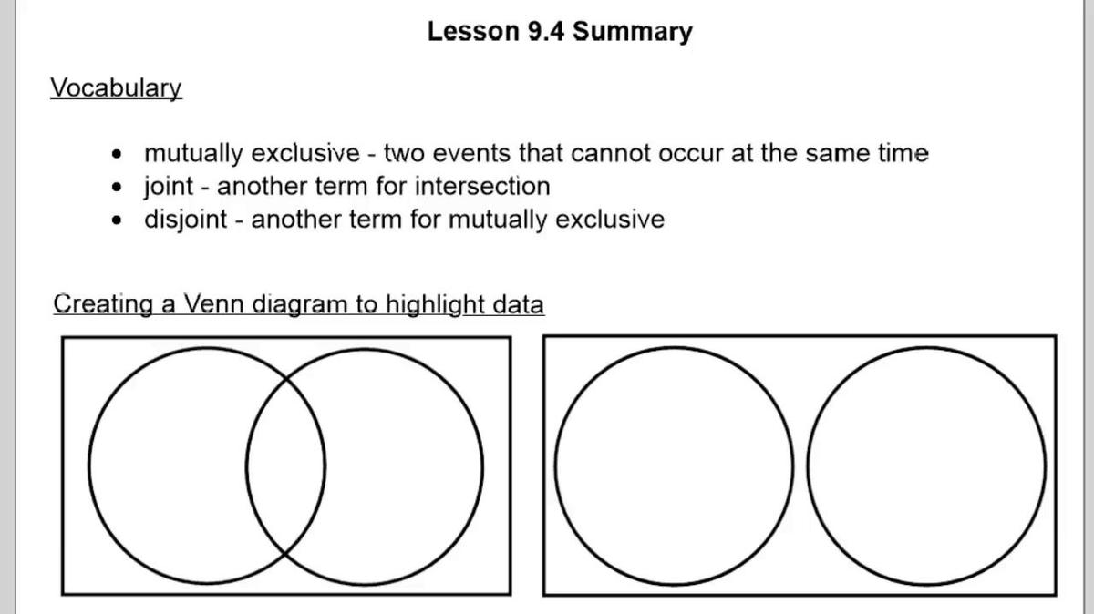 Lesson 9.4 Summary.vid