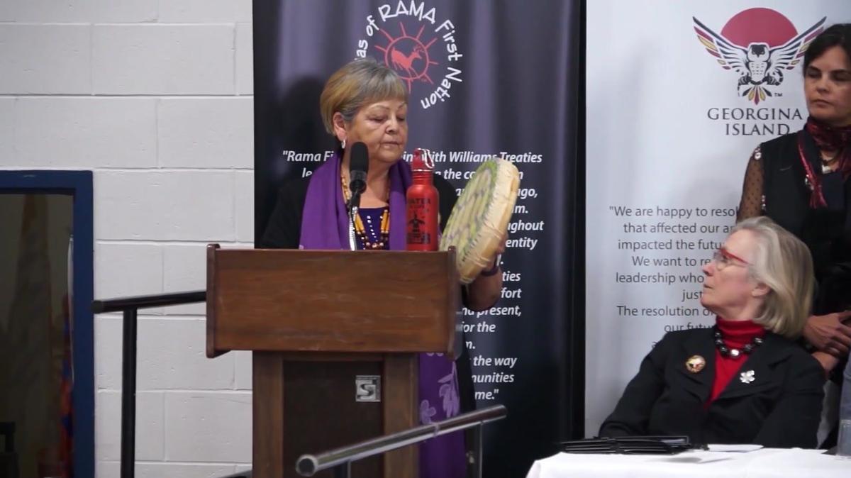 02 - Elder Lorraine McRae, Chippewas of Rama First Nation, Opening Remarks and Song