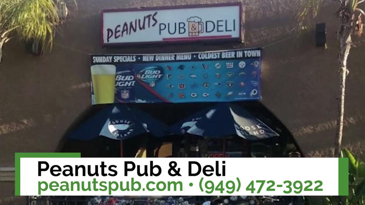 Pub in Lake Forest CA, Peanuts Pub & Deli