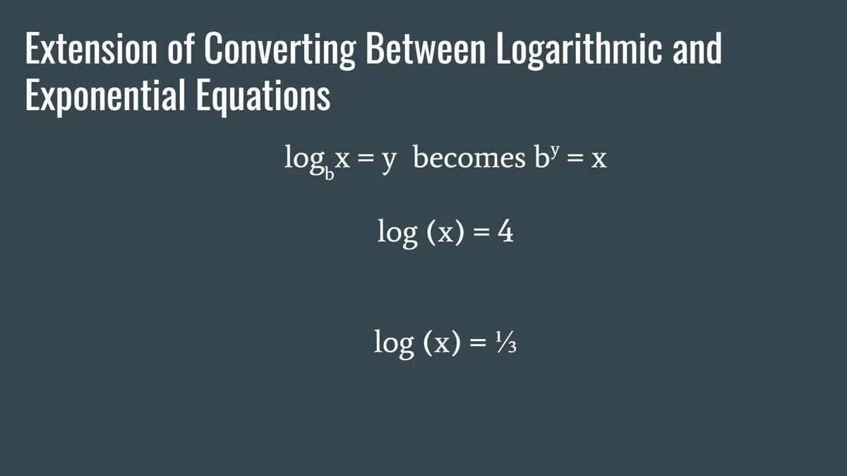 Extension Rewriting Logarithmic and Exponential Functions (Examples).mp4