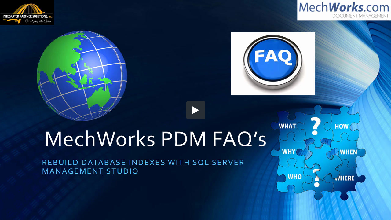 mechworks-pdm-rebuild-and-reorganize-database-indexes-using-sql