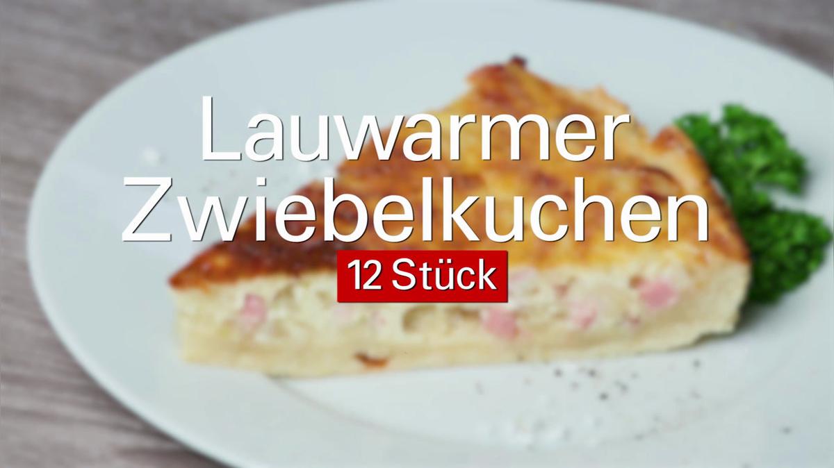 Lauwarmer Zwiebelkuchen