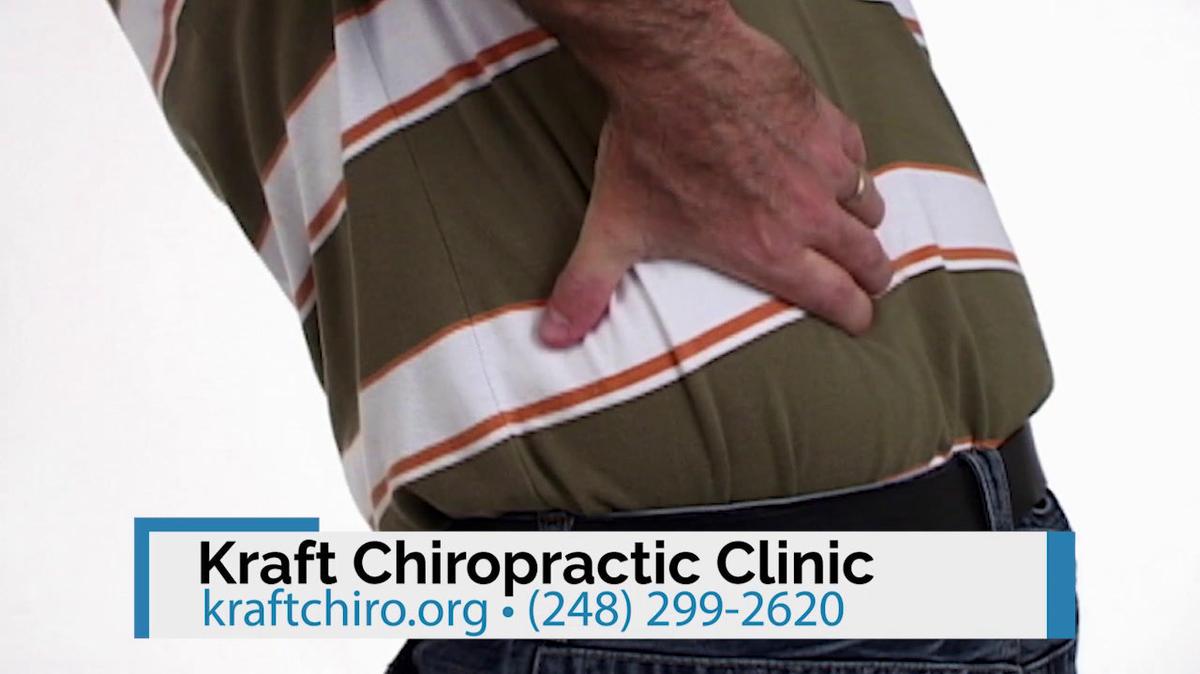 Lower Back Pain in Rochester Hills MI, Kraft Chiropractic Clinic