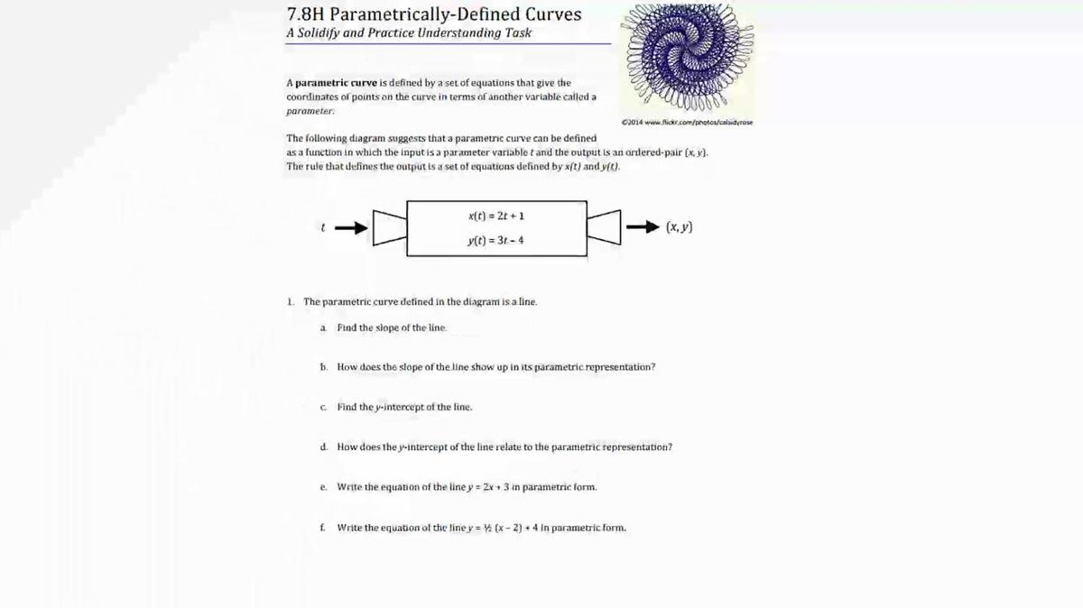 Parametric Equations Part 2 Intro.mp4