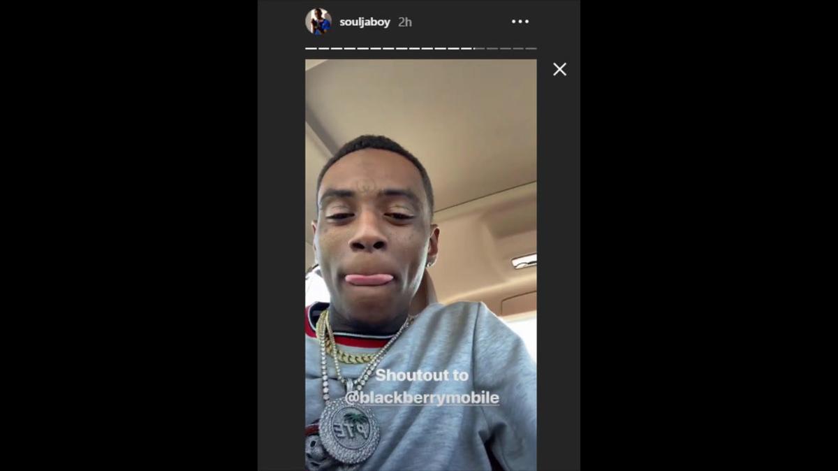 BlackBerry - Soulja Boy - Instagram Story 3