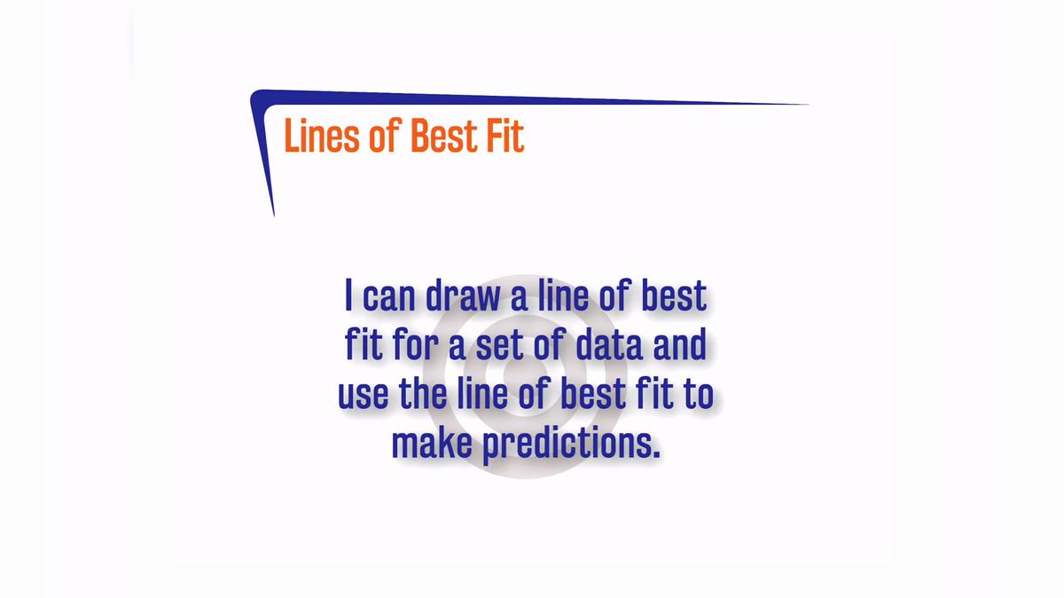Lines of Best Fit