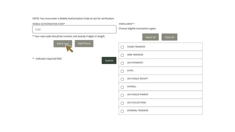 Mobile Authorizations