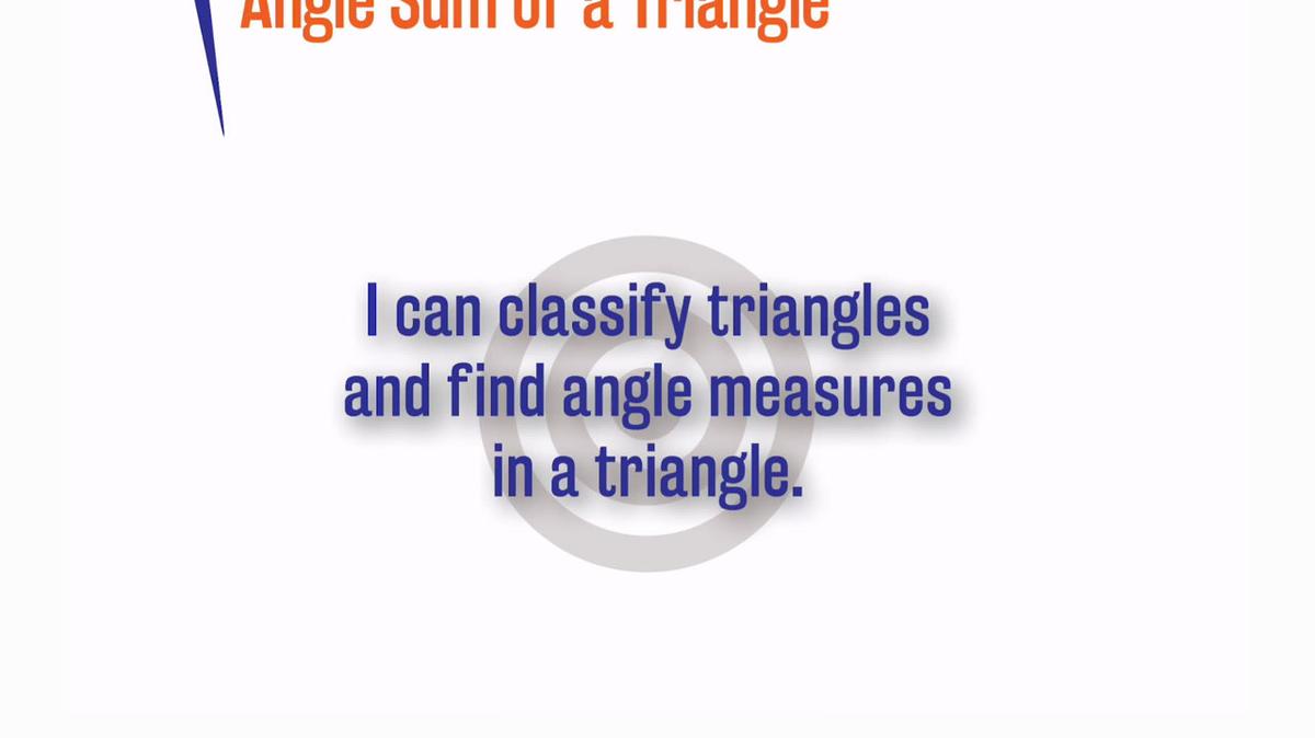 Angle Sum of a Triangle