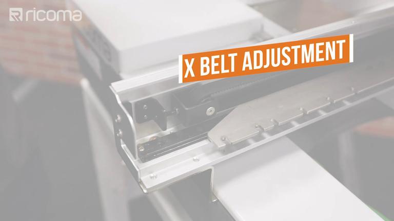 X and Y belt adjustment - TC