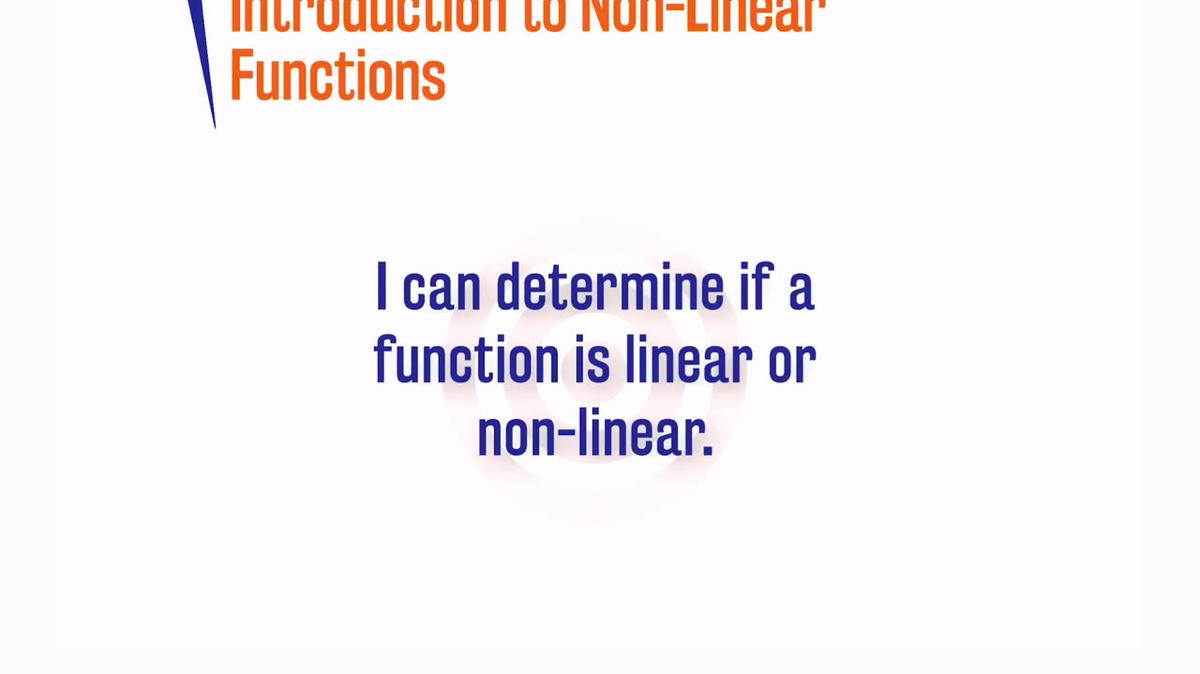 Introduction to Non Linear Functions