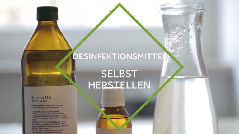 Desinfektionsmittel selbst herstellen