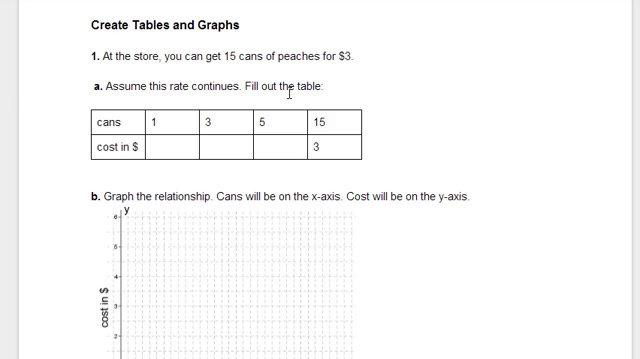 Create Tables and Graphs example.mp4