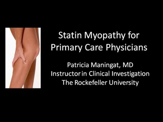 Statin Myopathy for Primary Care Clinicians