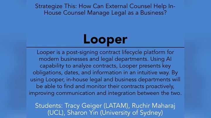 2017 LWOW O POW: Looper