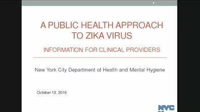A Public Health Approach to Zika Virus