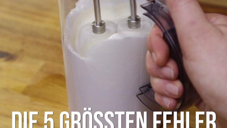 Die 5 größten Fehler beim Sahne schlagen