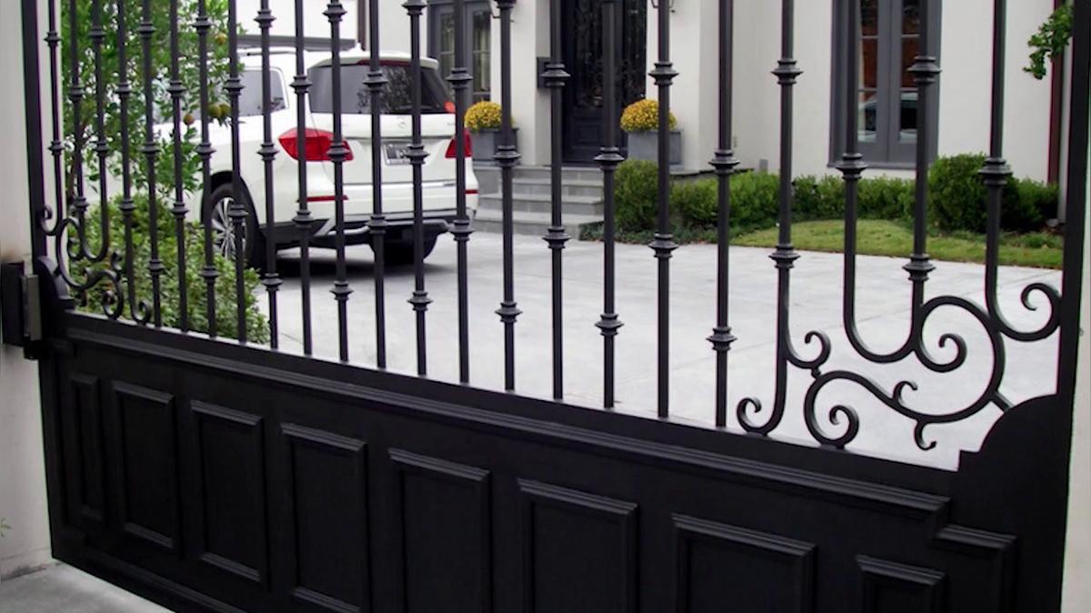 Driveway Gates in Houston TX, Patina Metals