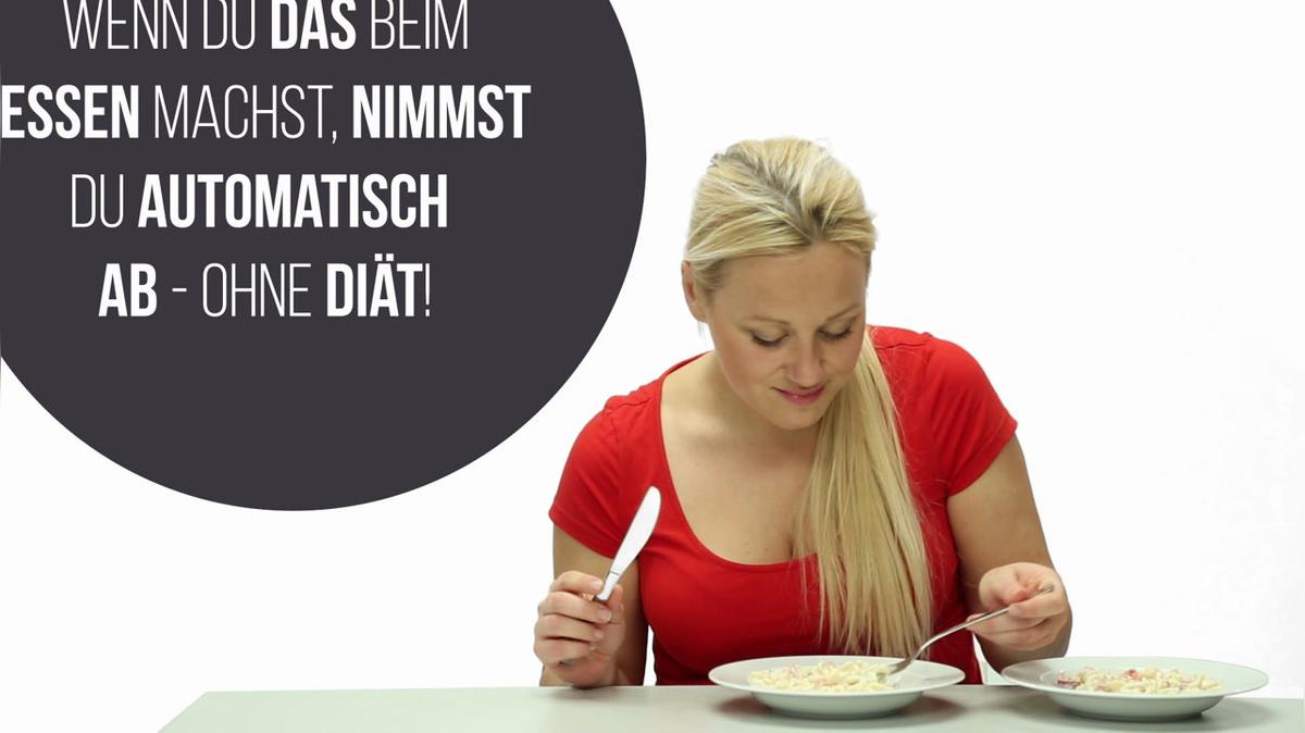Wenn du DAS beim Essen machst, nimmst du automatisch ab - ohne Diät