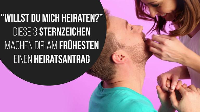 &quot;Willst du mich heiraten?&quot; Diese 3 Sternzeichen machen dir am frühesten einen Heiratsantrag