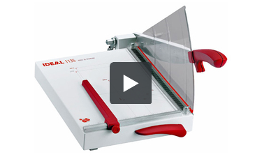 Mbm's  Ideal Kutrimmer 1135 13 3/4-inch Guillotine-style Paper Trimmer Demo Video