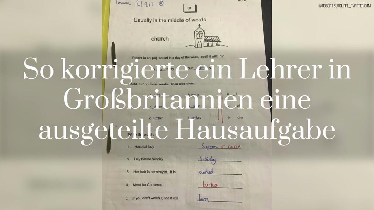 Die Korrektur dieses Lehrers zeigt, dass Sexismus an den Schulen noch immer ein aktuelles Thema ist