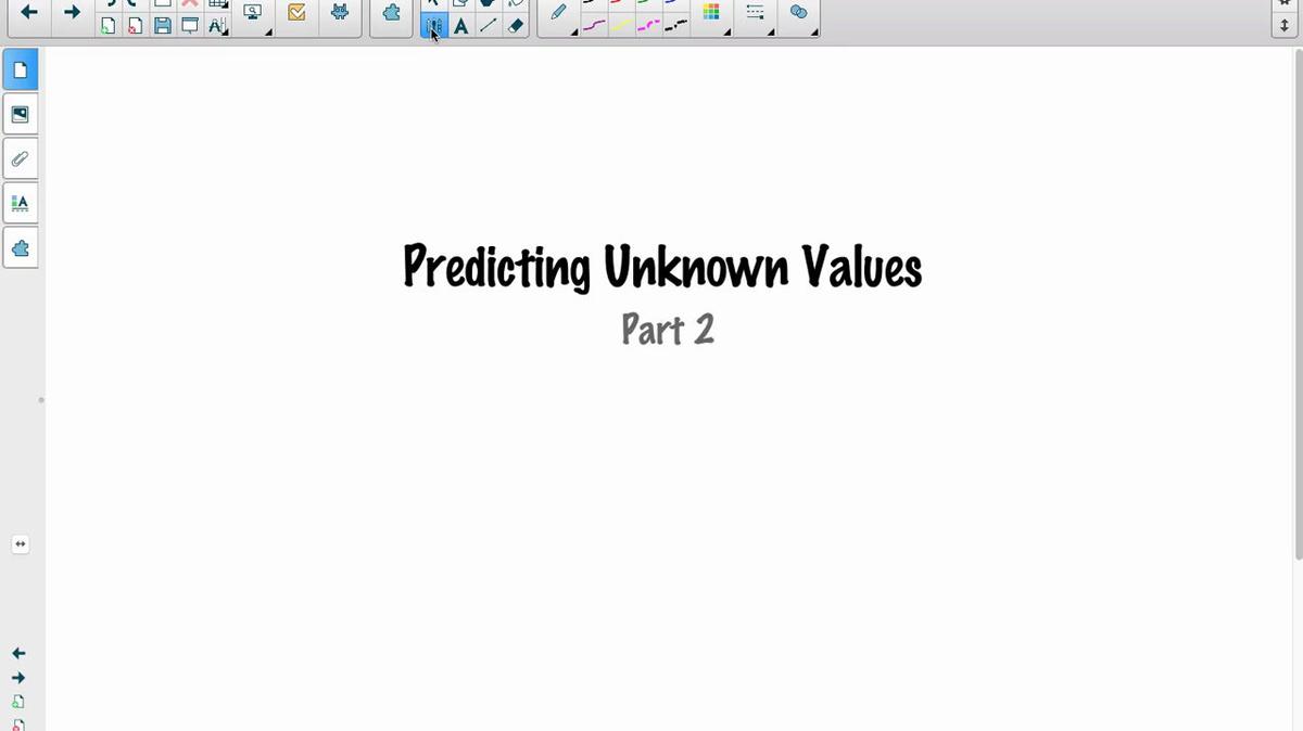 Predicting Unknown Values P2.mp4