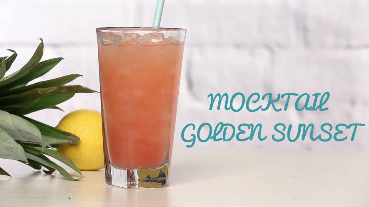 Mocktail Golden Sunset