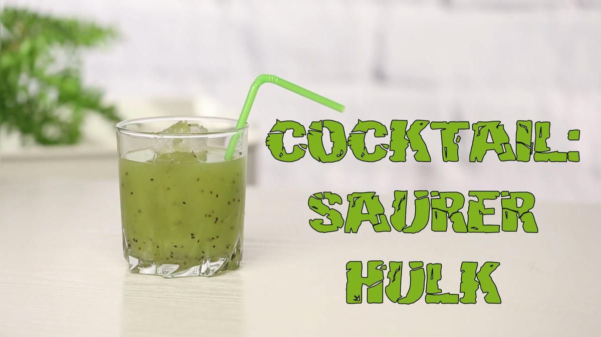 Cocktail: Saurer Hulk