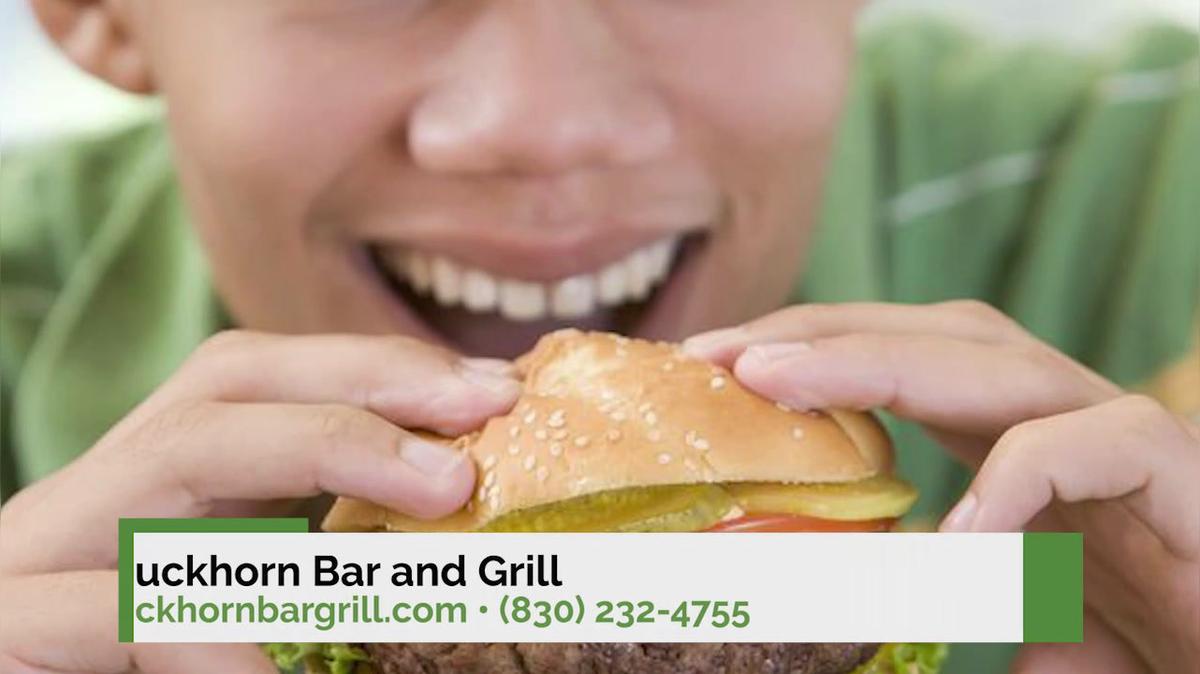 American Restaurant in Leakey TX, Buckhorn Bar and Grill