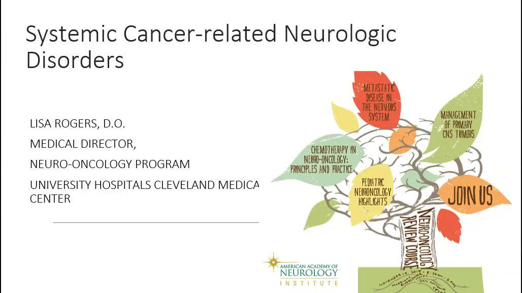 Systemic Cancer-related Neurologic Disorders
