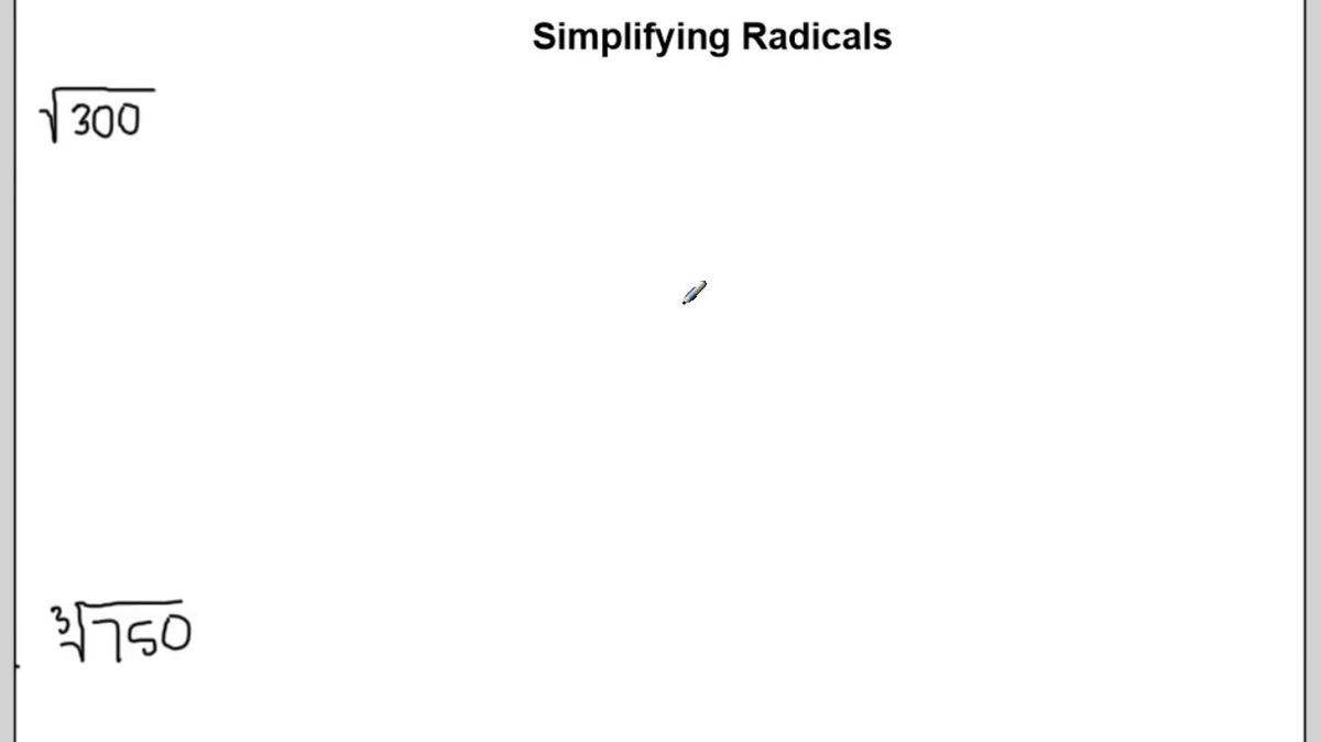 Simplifying Radicals.mp4