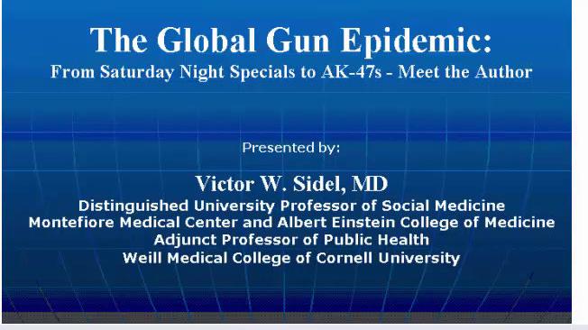 The Global Gun Epidemic: From Saturday Night Specials to AK-47s - Meet the Author