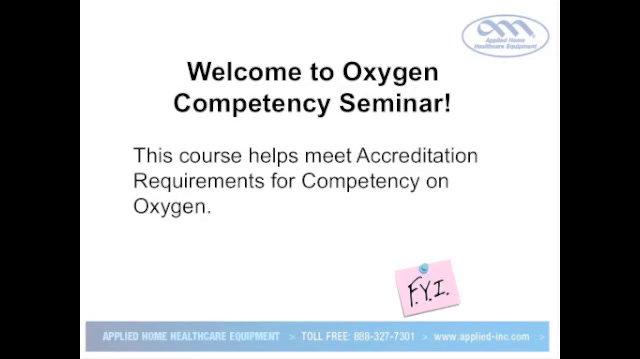 AUO Oxygen Competency