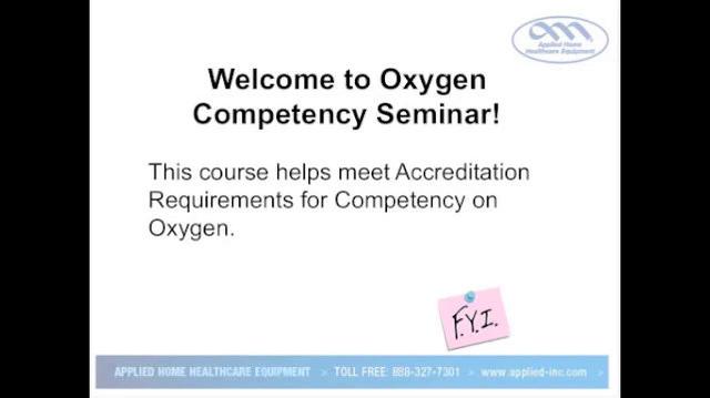 AUO Oxygen Competency