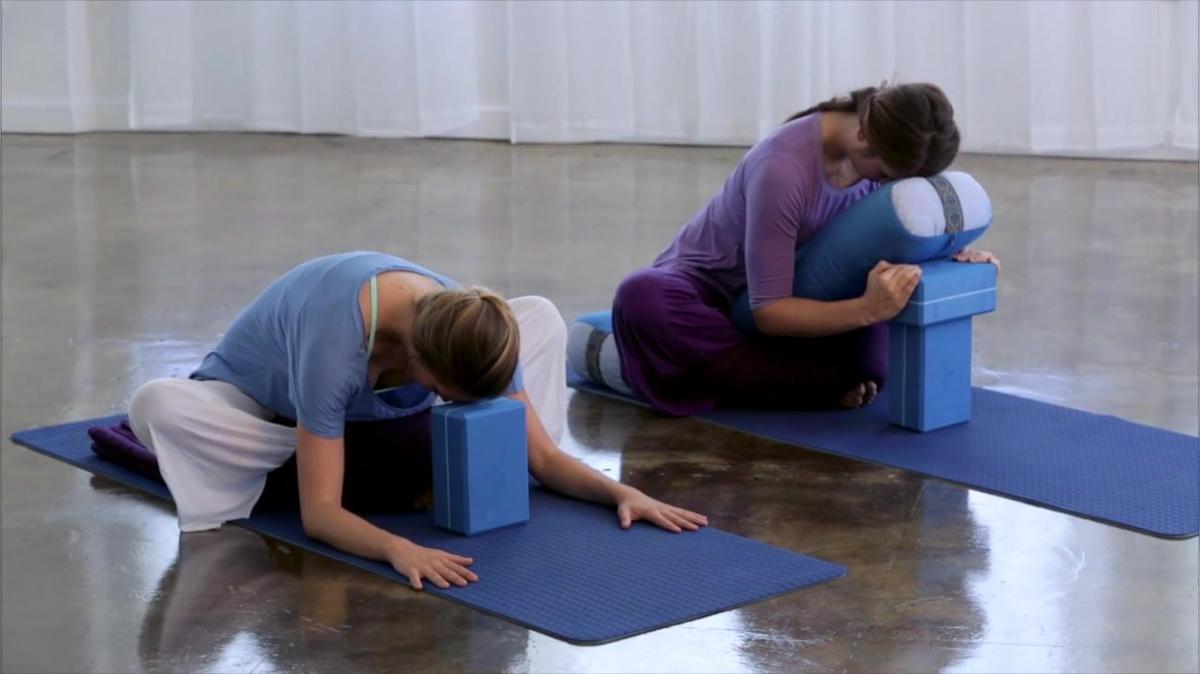 FORWARD FOLDING BOUND ANGLE - Restorative Yoga