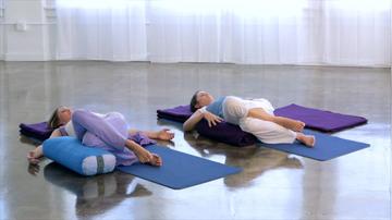 OPEN EAGLE TWIST- Restorative Yoga