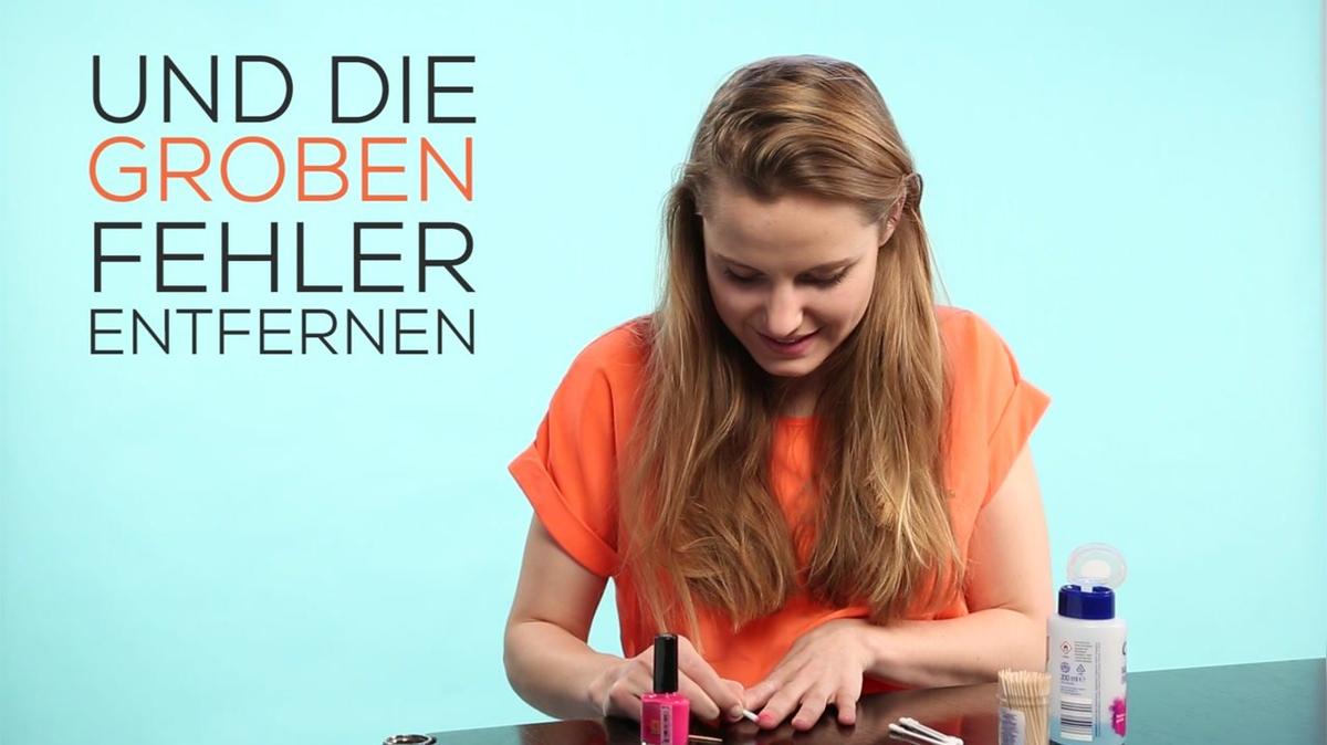 Nagellackfehler ganz einfach korrigieren