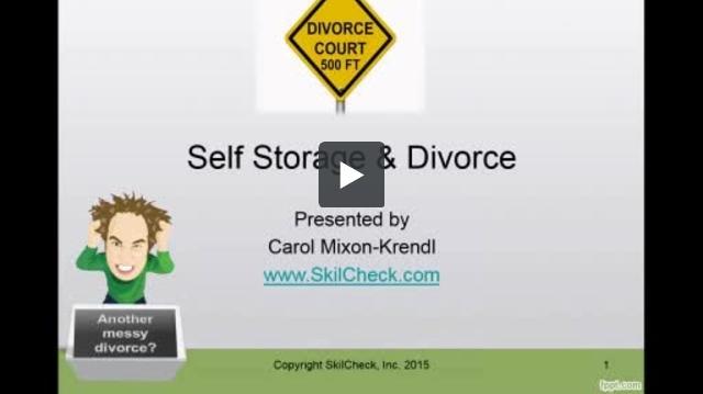 Self Storage & Divorce - SkilCheck Services.wmv