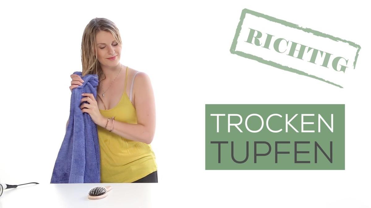 5  Fehler beim Haare trocknen