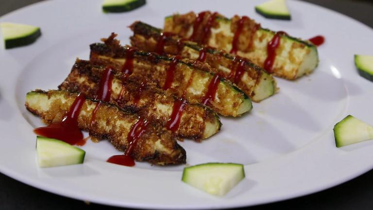 Low Carb: Parmesan-Zucchini-Sticks