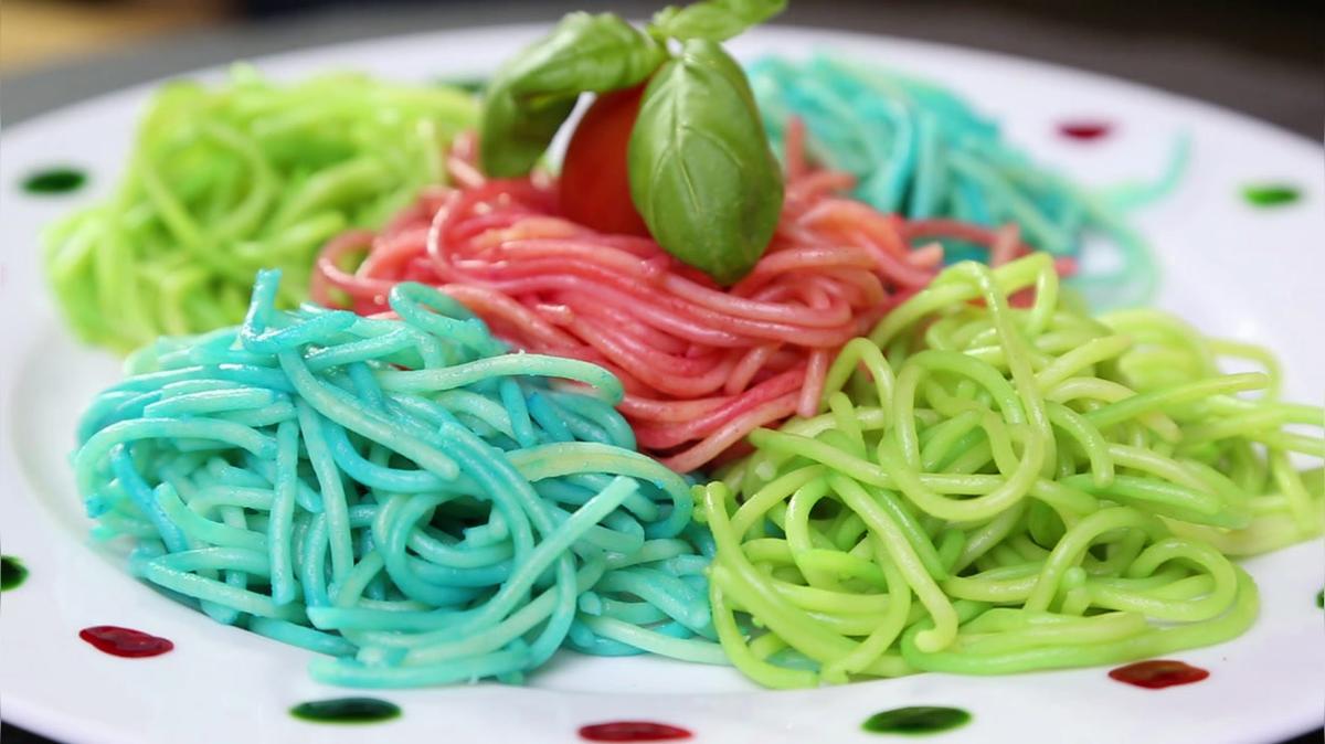 Foodhack: Bunte Spaghetti