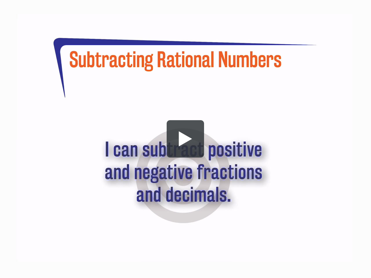 Subtracting rational numbers edgems