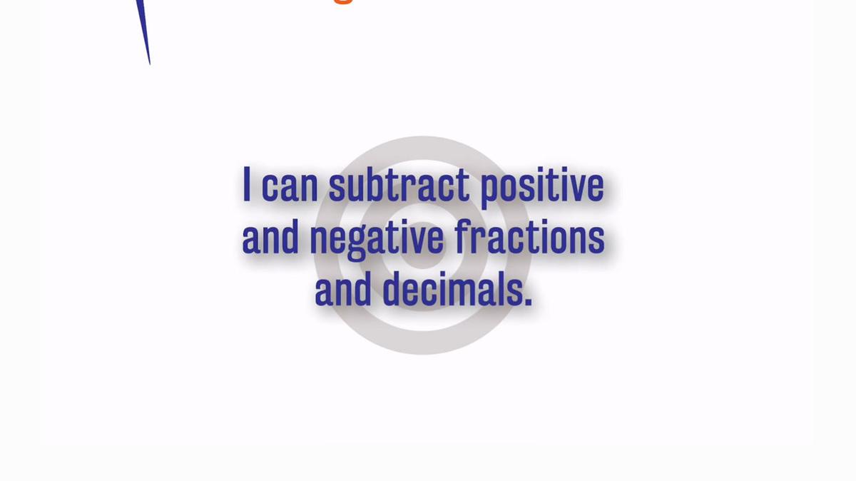 Subtracting Rational Numbers