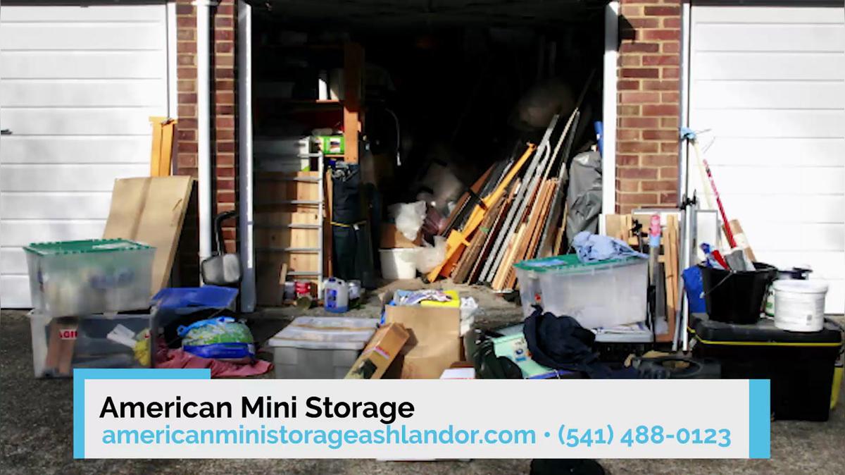 Storage Facility in Ashland OR, American Mini Storage