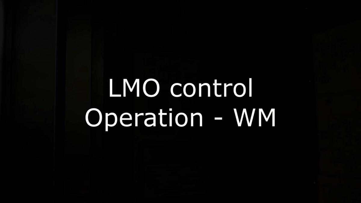 LMO -70 Control Operation WM