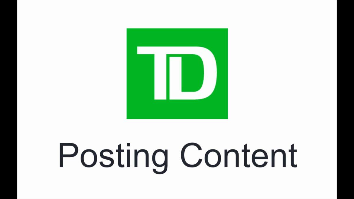 TD Wealth Social Centre_ Posting Content.mp4